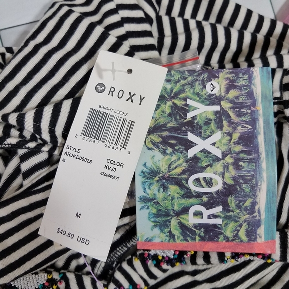 Roxy Stripe Sundress M Nwt - Picture 7 of 16